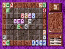 In game image of Ishido: The Way of Stones on the Commodore Amiga.
