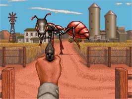In game image of It Came from the Desert on the Commodore Amiga.