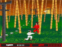 In game image of Karate King And City Defence on the Commodore Amiga.