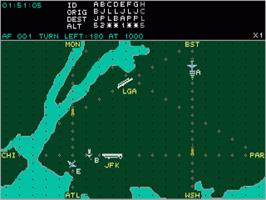 In game image of Kennedy Approach on the Commodore Amiga.