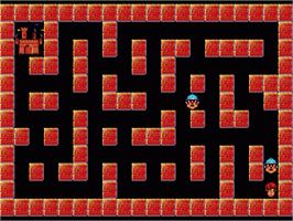 In game image of Labyrinthe De La Reine Des Ombres, Le on the Commodore Amiga.