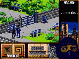 In game image of Last Ninja 2 - Back with a Vengeance on the Commodore Amiga.