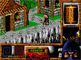 In game image of Last Ninja 3 on the Commodore Amiga.
