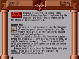 In game image of Lost Treasures of Infocom on the Commodore Amiga.