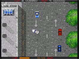 In game image of Miami Chase on the Commodore Amiga.