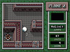 In game image of Mind Roll on the Commodore Amiga.