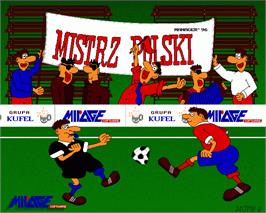 In game image of Mistrz Polski Manager '96 on the Commodore Amiga.