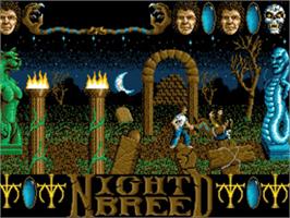 In game image of Nightbreed - The Action Game on the Commodore Amiga.