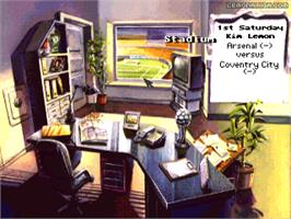 In game image of On the Ball: World Cup Edition on the Commodore Amiga.
