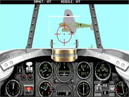In game image of Overlord (1994) on the Commodore Amiga.