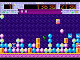 In game image of Pick'n Pile on the Commodore Amiga.
