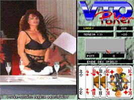 In game image of Poker Nights - Teresa Personally on the Commodore Amiga.