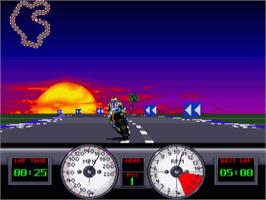 In game image of Prime Mover on the Commodore Amiga.