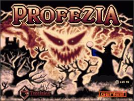 In game image of Profezia on the Commodore Amiga.