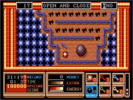 In game image of Rock 'n Roll on the Commodore Amiga.