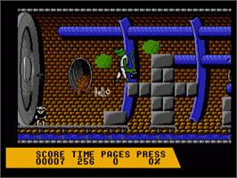 In game image of Round the Bend on the Commodore Amiga.