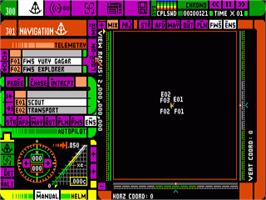 In game image of Rules of Engagement on the Commodore Amiga.