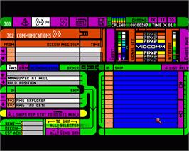 In game image of Rules of Engagement 2 on the Commodore Amiga.