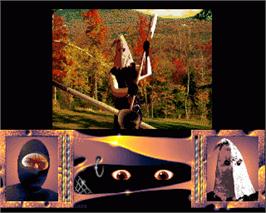In game image of Rycerze Mroku on the Commodore Amiga.