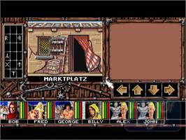 In game image of Spirit of Adventure on the Commodore Amiga.