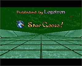 In game image of Star Goose on the Commodore Amiga.
