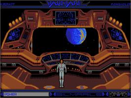 In game image of Starblade on the Commodore Amiga.