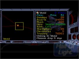 In game image of Starlord on the Commodore Amiga.