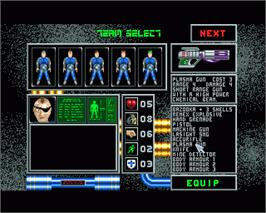 In game image of Task Force on the Commodore Amiga.