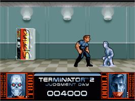 In game image of Terminator 2 - Judgment Day on the Commodore Amiga.
