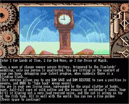 In game image of Time And Magik - The Trilogy on the Commodore Amiga.