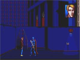 In game image of Time Runners 23 - The Time Monarch on the Commodore Amiga.