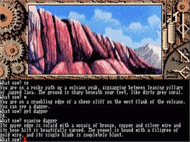 In game image of Time and Magik: The Trilogy on the Commodore Amiga.