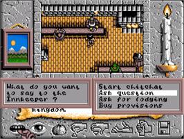 In game image of Times Of Lore on the Commodore Amiga.