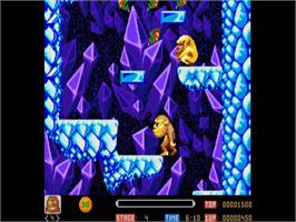 In game image of Toki: Going Ape Spit on the Commodore Amiga.