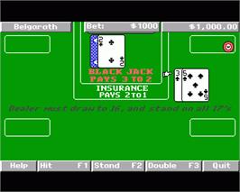 In game image of Trump Castle 2 on the Commodore Amiga.