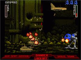 In game image of Walker on the Commodore Amiga.