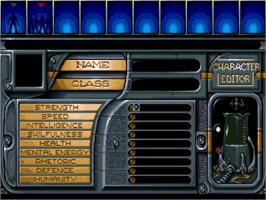 In game image of Whale's Voyage II: Die Übermacht on the Commodore Amiga.