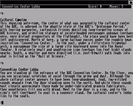 In game image of Zork - The Undiscovered Underground on the Commodore Amiga.