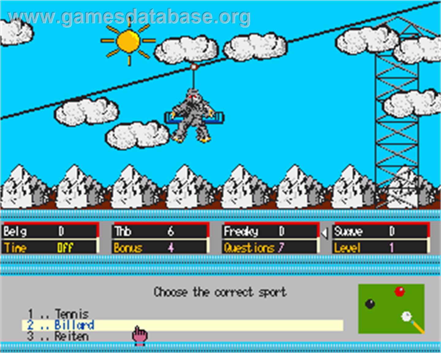 10 out of 10 - German - Commodore Amiga - Artwork - In Game