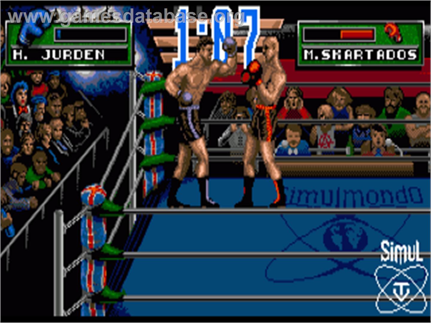 3D World Boxing - Commodore Amiga - Artwork - In Game
