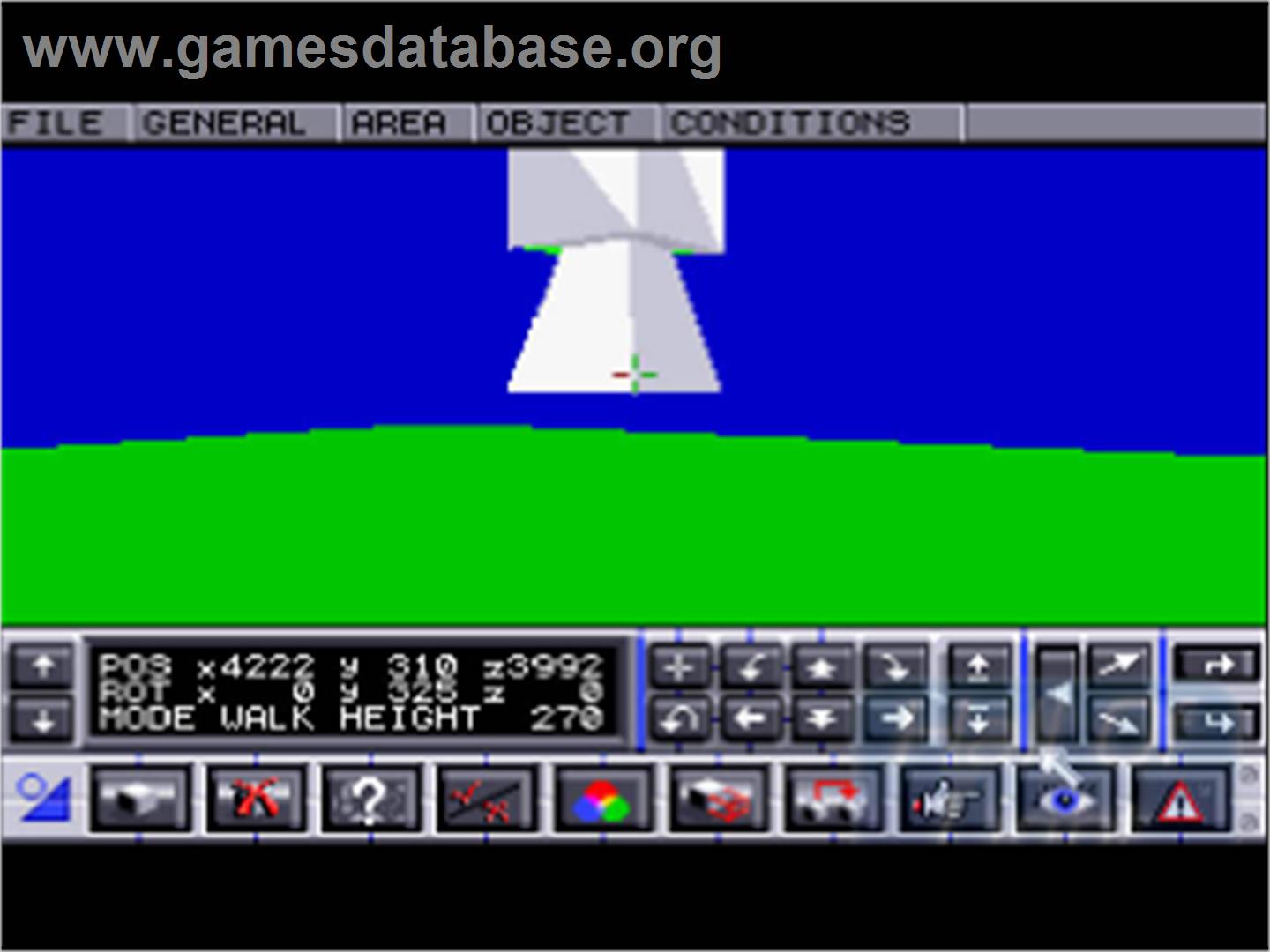 3d Construction Kit 2 - Commodore Amiga - Artwork - In Game