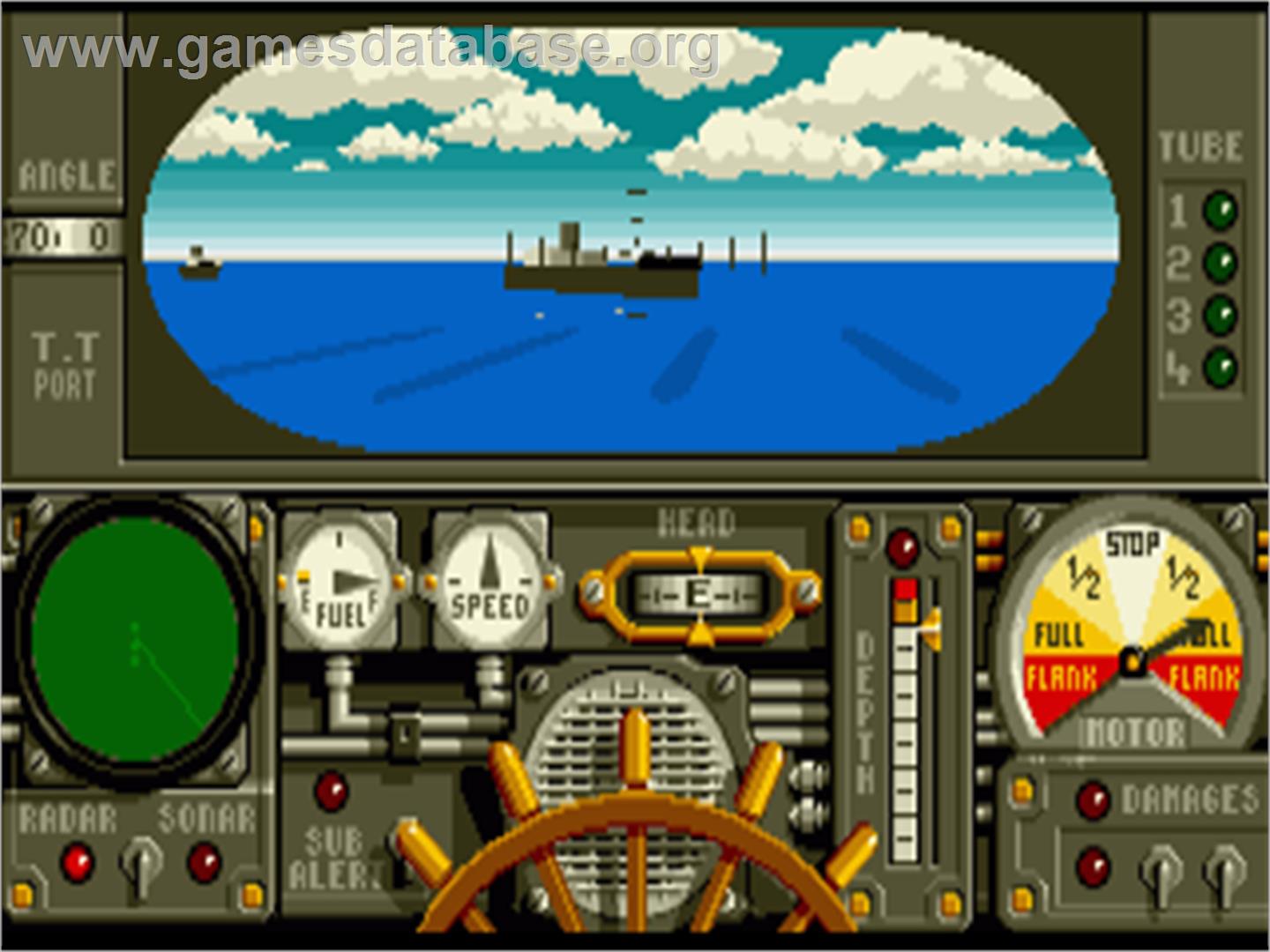 ADS - Advanced Destroyer Simulator - Commodore Amiga - Artwork - In Game