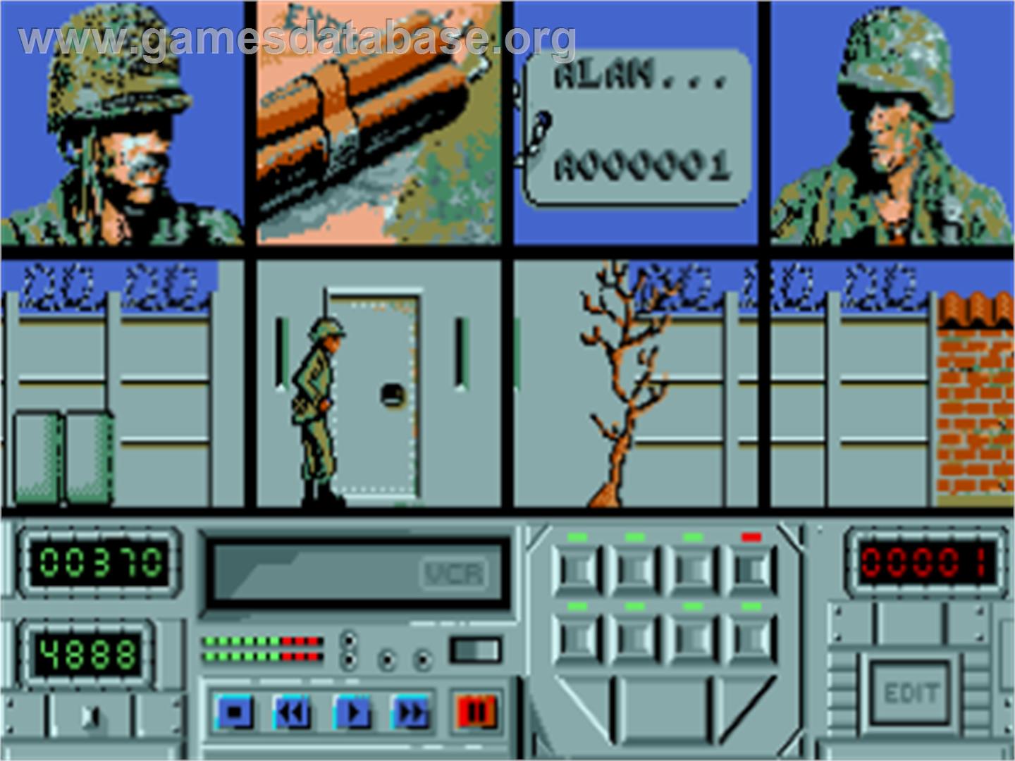 Action Service - Commodore Amiga - Artwork - In Game