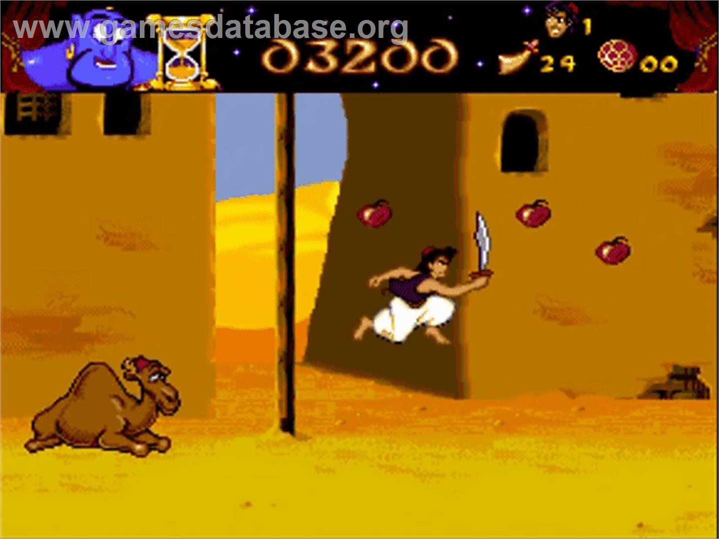 Aladdin - Commodore Amiga - Artwork - In Game