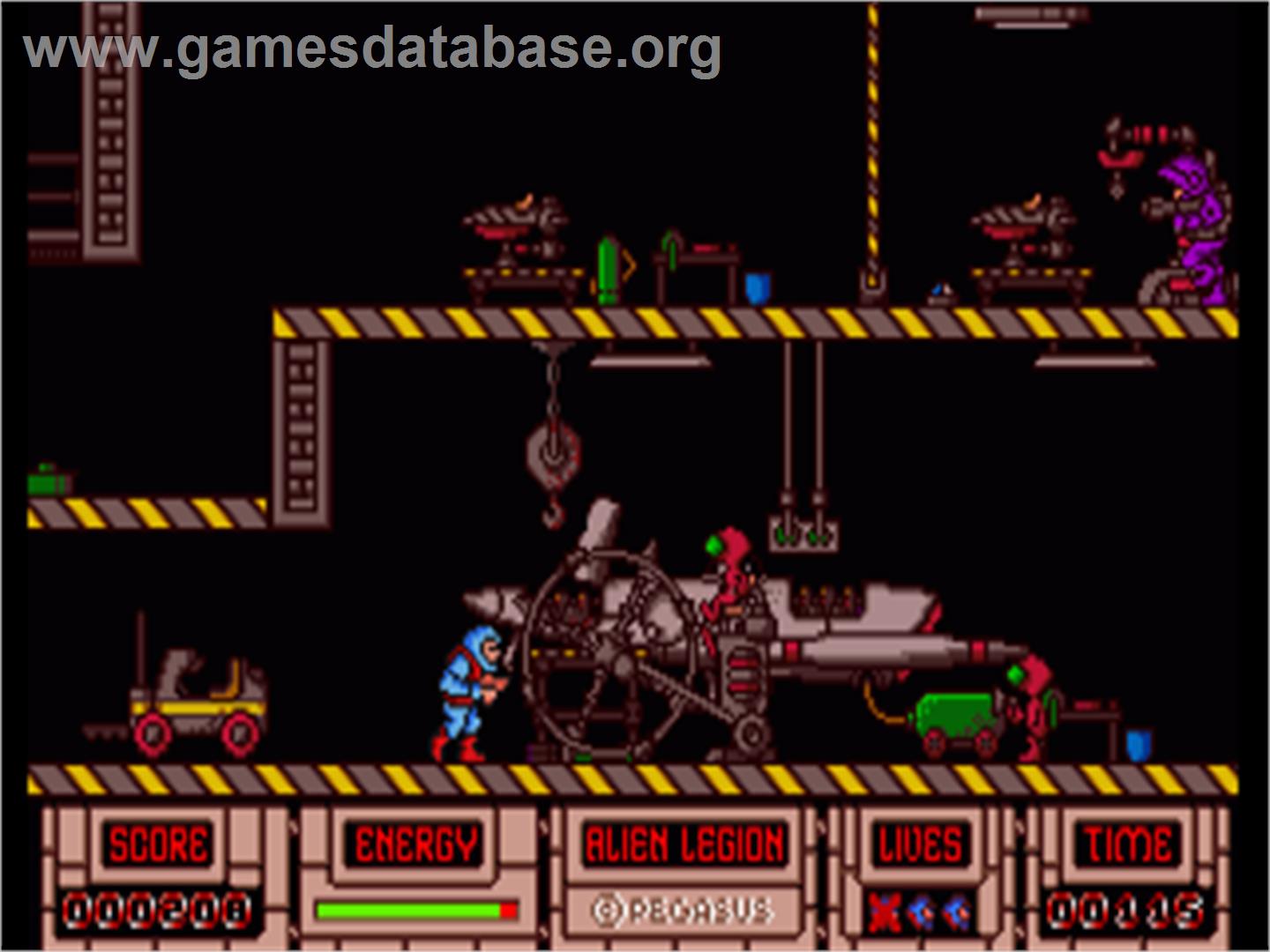 Alien Legion - Commodore Amiga - Artwork - In Game