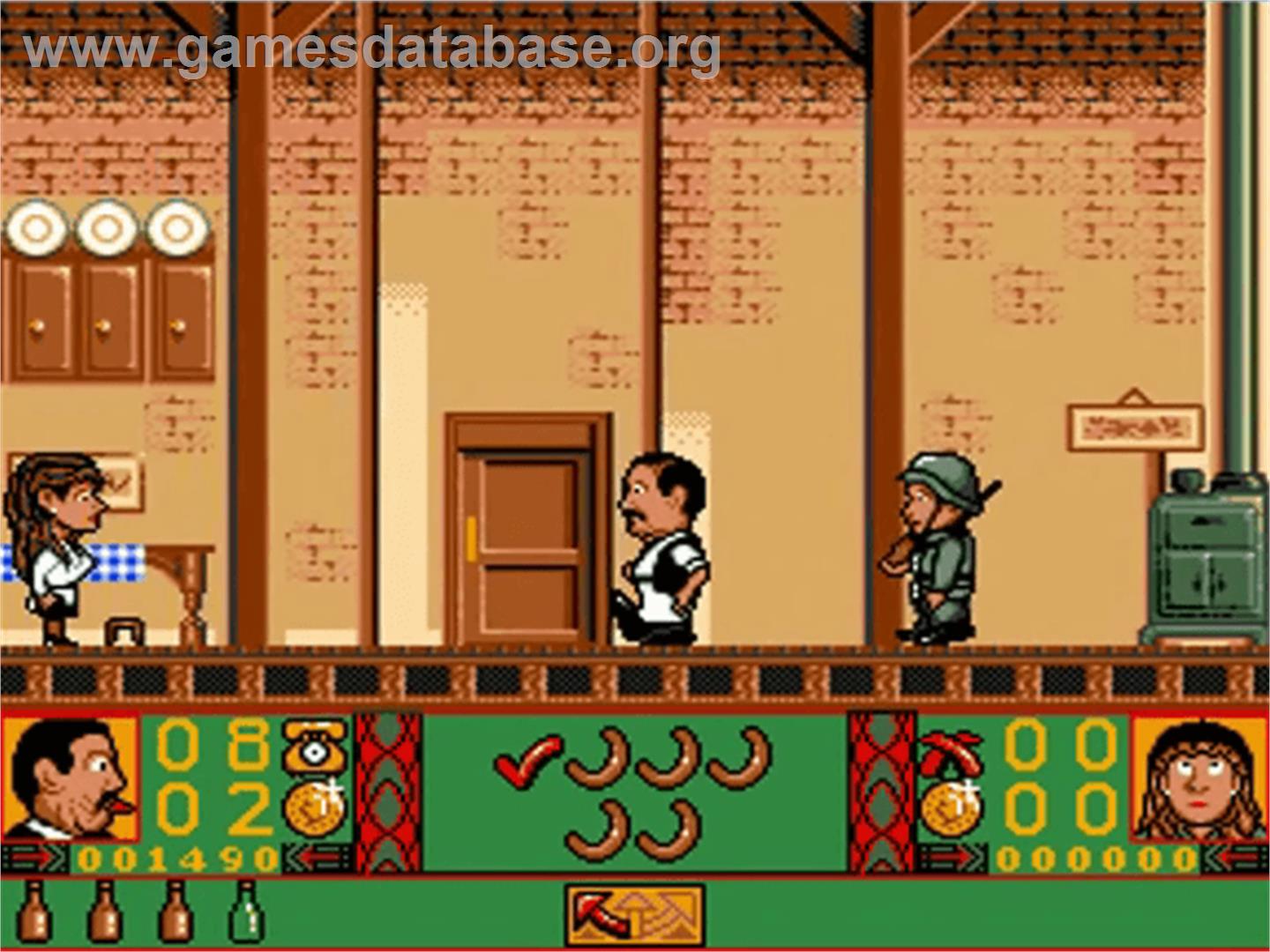 Allo' Allo - Commodore Amiga - Artwork - In Game