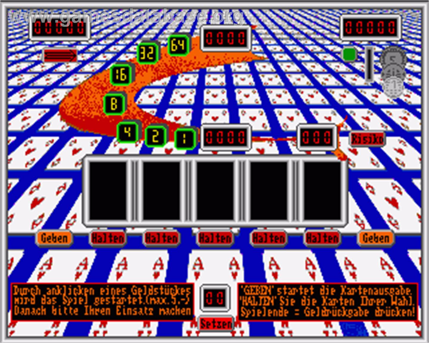 Amiga Poker - Commodore Amiga - Artwork - In Game
