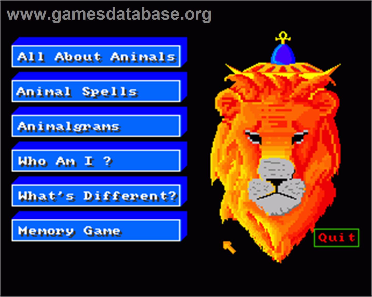 Animal Kingdom - Commodore Amiga - Artwork - In Game