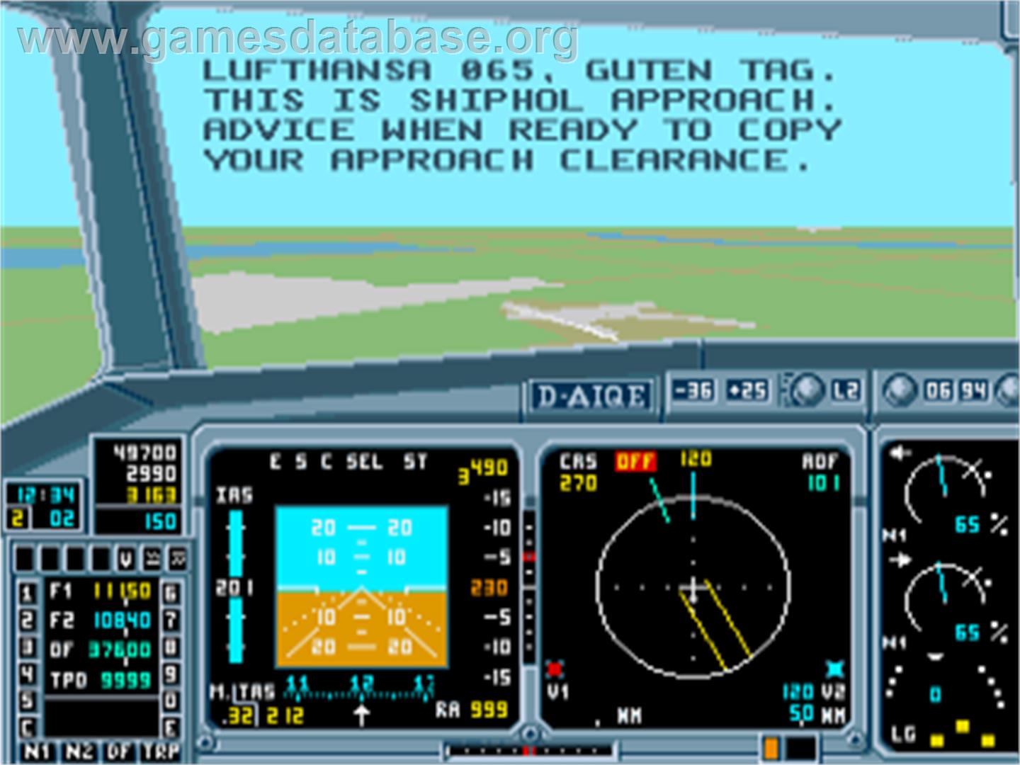 Approach Trainer - Commodore Amiga - Artwork - In Game