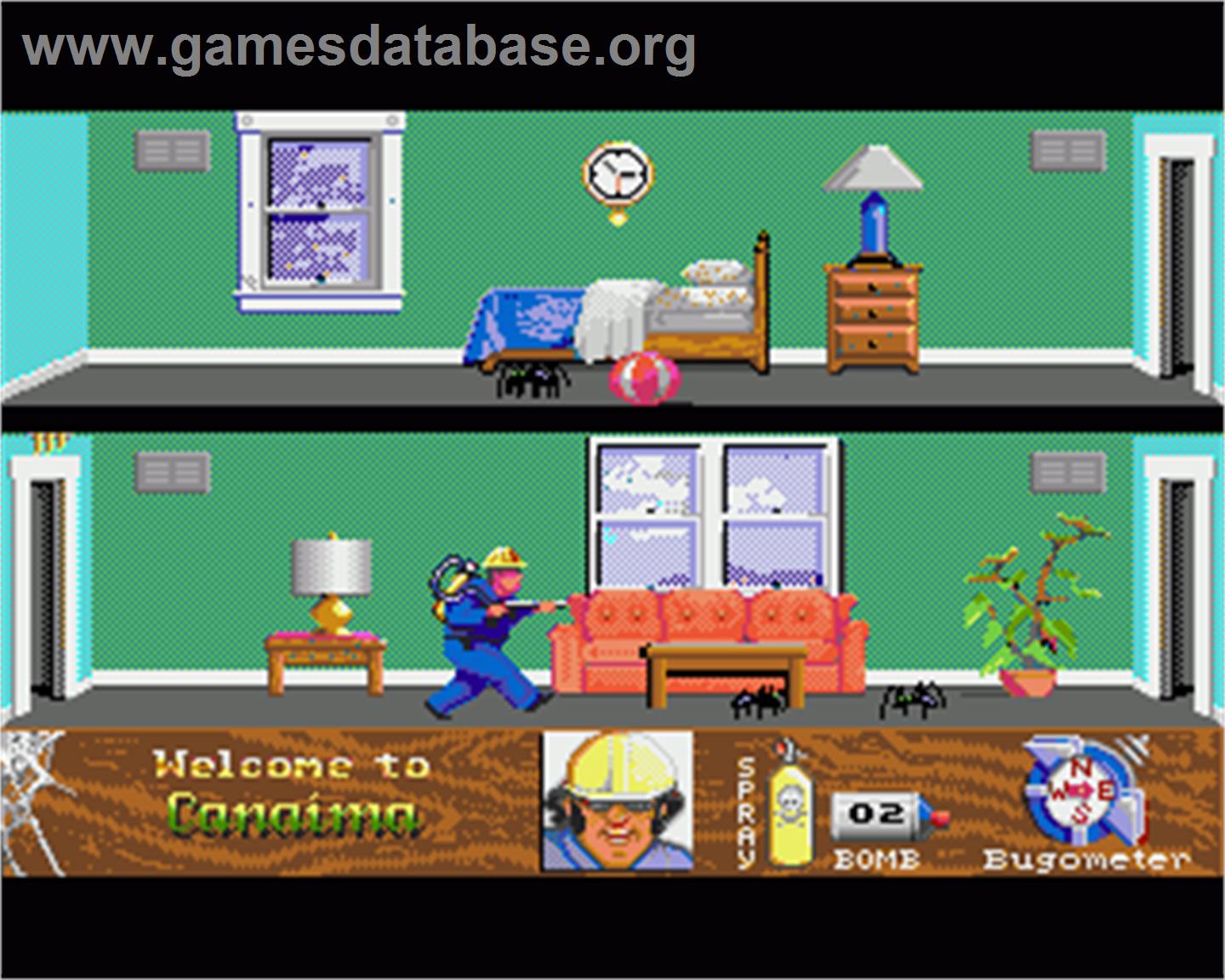 Arachnophobia - Commodore Amiga - Artwork - In Game
